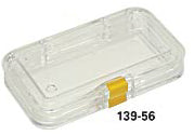 Membrane Box, Hinged, Rectangular, 75 x 124 x 26.7mm H for Systems for Research