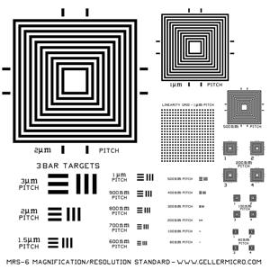 MRS-6 Magnification Reference Standard 1,500x - 1,000,000x - Adapter - Systems for Research