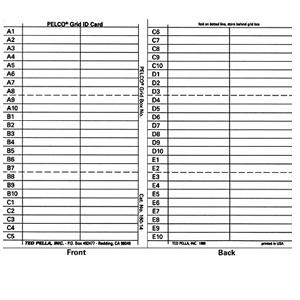 PELCO® Grid ID Cards - Systems for Research