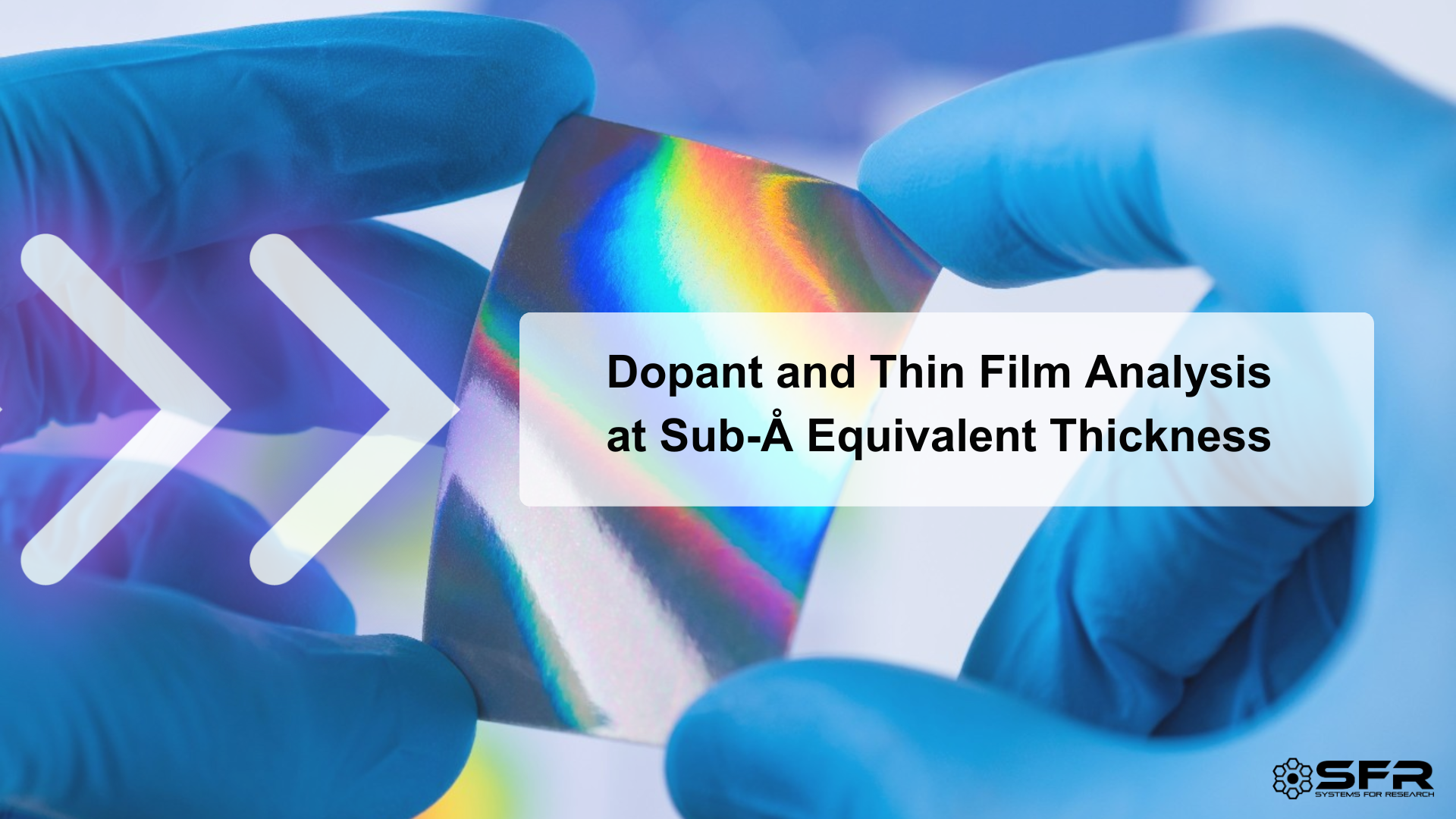Dopant and Thin Film Analysis at Sub-Å Equivalent Thickness