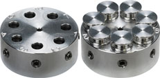 Multi Holders for Extra Small 7mm Diameter Pin Stubs, M4 - Systems for Research