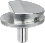 Ø12.7mm 10º / 90º SEM Mount for TFS/FEI, TESCAN, ZEISS (also for Philips, LEO, Cambridge, Leica, CamScan). Aluminum, grooved edge, 6mm pin height. - Systems for Research