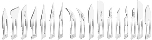 Sterile, Stainless Steel Scalpel Blades for No. 3 Handles - Systems for Research