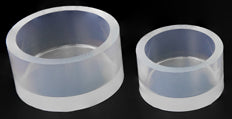 Round Silicone Rubber Molds, Reusable, Clear - Systems for Research