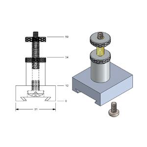 Dovetail Stage Adapter for Hitachi SEM S-3700N - Systems for Research