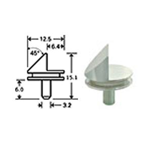 Low Profile 45º - 90º Mount, short 6mm pin - Systems for Research