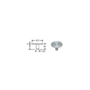 Low profile flat FIB pin mount with short pin (6mm) for ZEISS/LEO systems - Systems for Research