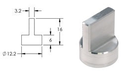 JEOL and ISI/ABT/Topcon Angled SEM Specimen Mounts, Aluminum - Systems for Research