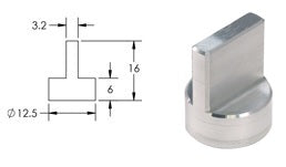 JEOL and ISI/ABT/Topcon Angled SEM Specimen Mounts, Aluminum - Systems for Research