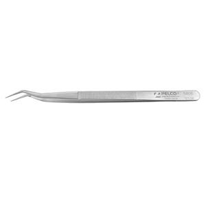 PELCO® Pro General Purpose Tweezers, Fine Strong Serrated Tips & Grips, Double Bent - Systems for Research