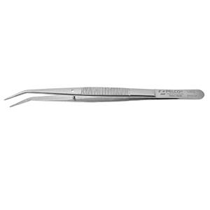 PELCO® Pro General Purpose Tweezers, Alignment Pin, Strong Fine Bent Serrated Tips & Grips - Systems for Research