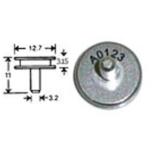 Standard SEM Pin Stub Mount, Ø12.7mm x 8mm pin height - Systems for Research